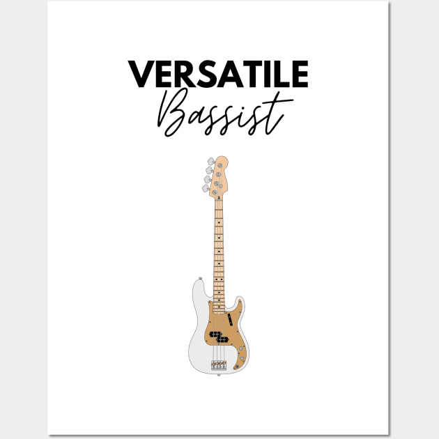 Versatile Bassist Light Theme Wall Art by nightsworthy